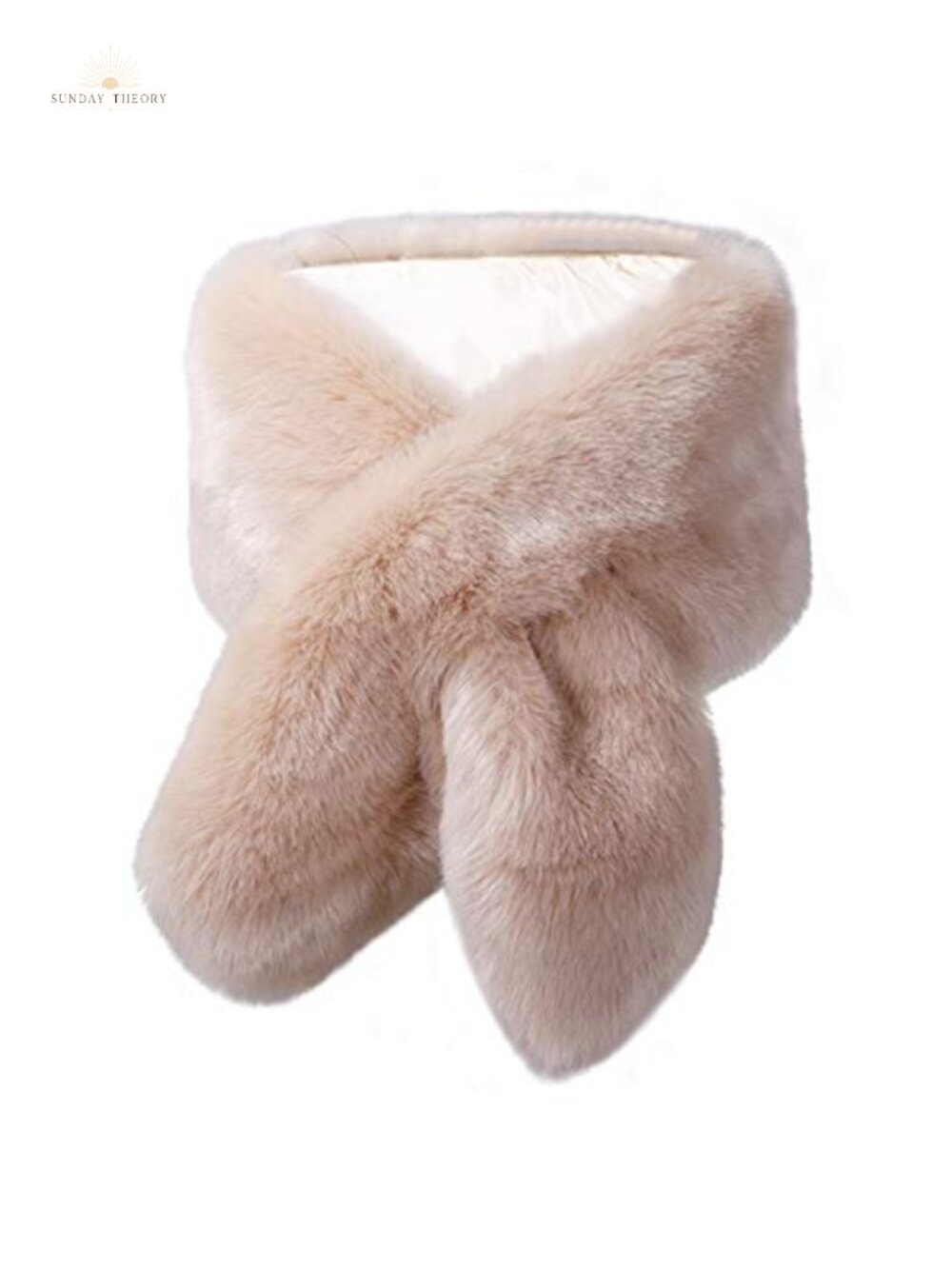 Faux Fur Shawl Bridal Stole Wrap Scarf Winter Cover Up
